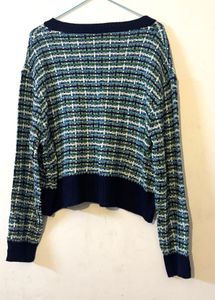 Tweed Style Cardigan