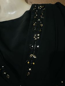 Black Embellished Maxi Dress
