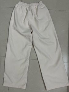Fleeced Line Straight Pants