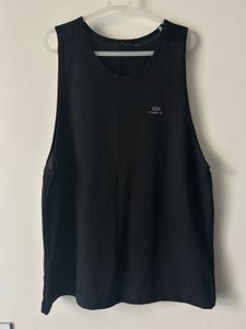 Kalengi Decatlon Black Running Tank Top L Size