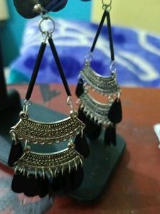 Black jaipuri Earrings