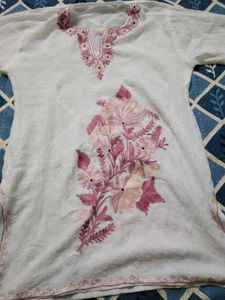 white embroidery top