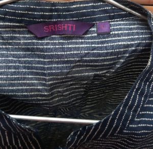 Blue Colored Sleeveless KURTA Sale