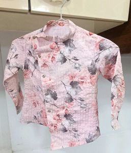 Floral Print Boys Kurta Shirt