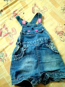 Denim Bunny Overalls