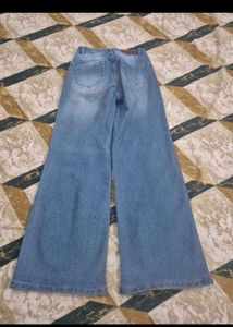 Wide Leg Denim Jeans