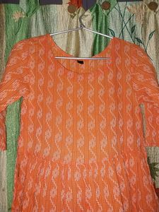 One Piece In Beautiful Orange Coloured