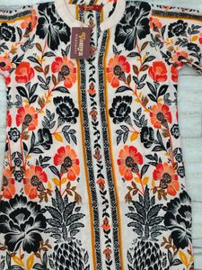 Floral Print Kurta Set