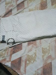 Polka Dot White Jeans