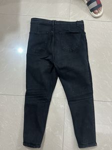 High Waist Stretchable Black Jeans