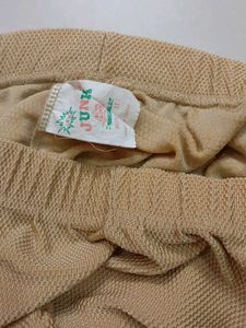 Beige Mesh Pants - Casual Comfort
