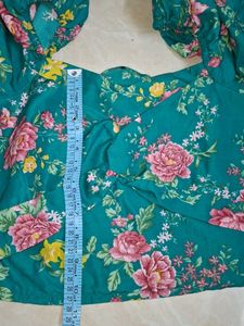 Floral Print Crop Top