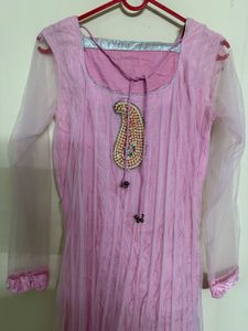 Pink Anarkali Suit