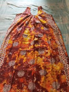 Women's Cotton Sleeveless Printed Nighty