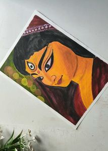 Durga Oil Painting