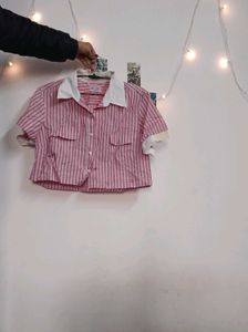 Combo of Crop shirts for women.