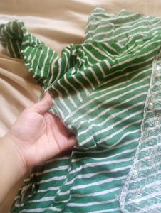 Green Kurta Set