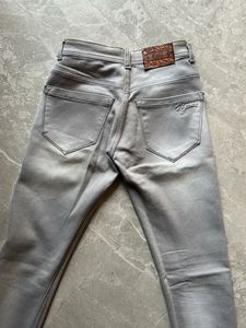 Grey Denim Pants