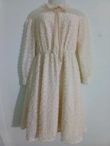 Elegant Beige Dress