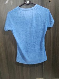 Lotto Blue V-Neck T-Shirt