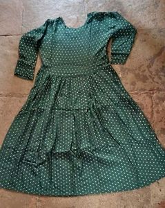 Green Vintage Style kurti