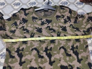 Zara Camo Print Sweater