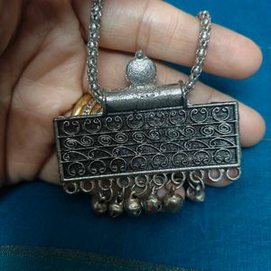 Navratri Oxidised Necklace