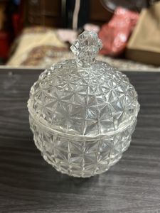 Crystal like plastic Candy Dish