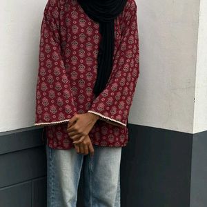 Bell Sleeves Kurti (Completely New)
