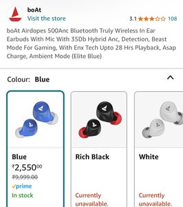 Boat Earphones