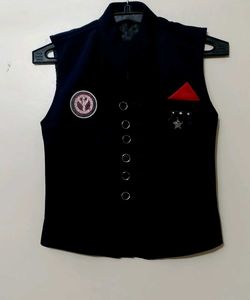 Boys Blue Waistcoat