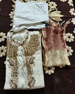 Elegant Embroidered Sherwani