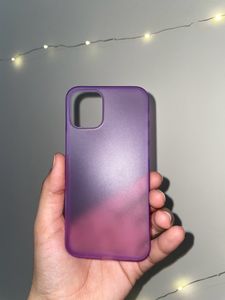 Purple transparent acrylic phone case