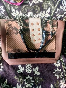 Vintage Snake Print Purse
