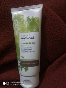 Vestige Assure Natural Sunscreen SPF 40+