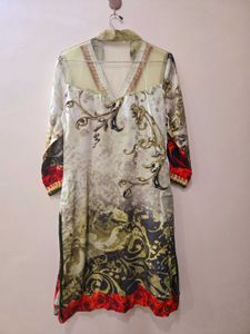 Chiffon And Net Kurti