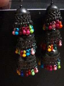 Rajasthani style jhumkas