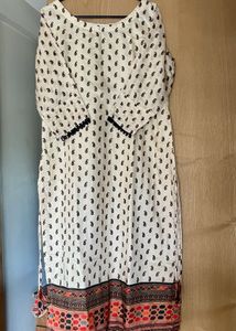 Pure Chanderi Paisley Print Kurta