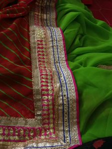 Elegant Green Saree