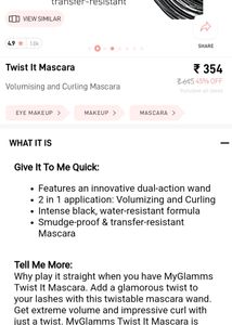 My Glamm Twist It Mascara