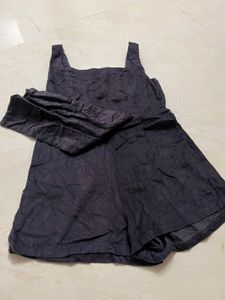 Cute Black Playsuit
