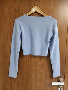 Pastel Blue Crop Top