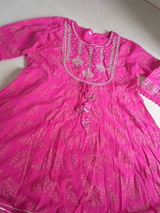 Pink kurta set