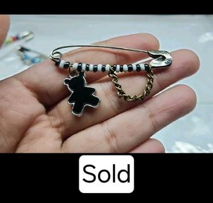 Safety Pin Charms