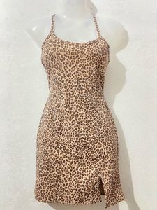 Leopard Print Mini Dress