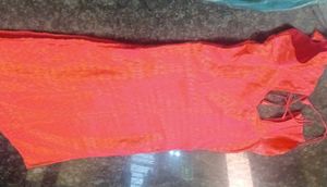 Mild Orange With Pink Shaded Kurta [Customized]