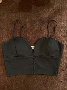Black crop Top