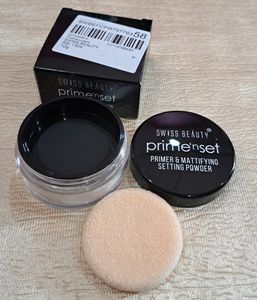 Swiss Beauty Primer N Set Setting Powder