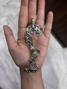 Oxidized Ear cuff Jhumka Earrings