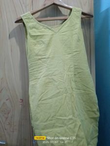 Beautiful Grapes Green Kurta With Inner Material